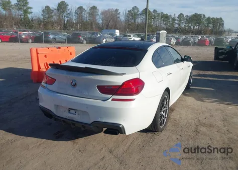 2016 BMW 650I Gran Coupe z USA, uszkodzony, nr VIN WBA6D4C5XGD977062